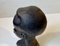 Buste Vintage Sculpté en Bois Noir, Afrique, 1960s 4