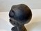 Busto africano vintage de madera negra, años 60, Imagen 4