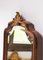 Antiker französischer Spiegel aus vergoldetem Holz & Holz 8