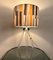Lampade da comodino tripode in vetro di Murano attribuite a Roche Bobois, Parigi, Francia, anni '90, set di 2, Immagine 2