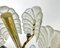 Vintage Table Lamp in Glass Leaves and Brass by Carl Fagerlund for Orrefors, Sweden, 1970s, Image 8