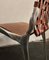 Chaises de Salle à Manger Prototypes Sculpturales Hermès en Cuir Saddle et Aluminium attribuées à Michel Ducaroy pour Ligne Roset, 1968, Set de 4 11