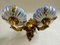 French Ornate Wall Sconces in Bronze and Blue Limoges Porcelain, 1930s, Set of 2 3