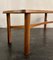 Table Basse Mid-Century Ovale en Teck et Verre de Nathan, 1960s 8