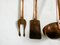 Vintage French Copper Kitchen Utensils, 1960s, Set of 5, Image 6