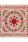 Vintage Samarkand Tan Suzani couvre-lit ou décoration murale 3