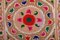 Vintage Samarkand Tan Suzani couvre-lit ou décoration murale 5
