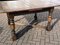 Tavolo allungabile antico con sedie in quercia, set di 7, Immagine 21