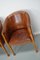 Art Deco Style Dutch Cognac Leather Club Chairs, Set of 4, Image 6