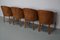 Art Deco Style Dutch Cognac Leather Club Chairs, Set of 4, Image 14