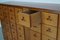 Dutch Industrial Beech Apothecary / School Cabinet, Mid-20th Century, Image 4