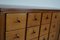 Dutch Industrial Beech Apothecary / School Cabinet, Mid-20th Century, Image 11