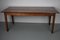 Early 20th Century Dutch Rustic Farmhouse Dining Table in Teak 10