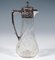 Jugendstil Karaffe aus geschliffenem Glas mit Silbermontierung, Vincenz Carl Dub zugeschrieben, Wien, 1900er 2