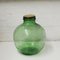 Green Glass Bottle from Viresa, 1970s 2