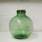 Green Glass Bottle from Viresa, 1970s 1