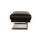 Black Leather Model 6600 Stool from Rolf Benz 6