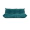 Togo 3-Seater Sofa in Petrol Blue by Michel Ducaroy for Ligne Roset 1