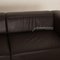 3-Sitzer und 2-Sitzer Sofa aus anthrazitfarbenem Leder von Ewald Schillig, 2er Set 4
