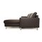 Concept Plus Corner Sofa and Chaise Longue in Dark Brown Leather from Ewald Schillig, Set of 2 9