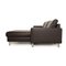 Concept Plus Corner Sofa and Chaise Longue in Dark Brown Leather from Ewald Schillig, Set of 2, Image 9