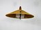 Mid-Century Teak and Cord Pendant Lamp attributed to Temde, 1960s 4