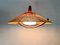 Mid-Century Teak and Cord Pendant Lamp attributed to Temde, 1960s, Image 11