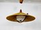 Mid-Century Teak and Cord Pendant Lamp attributed to Temde, 1960s, Image 2