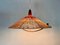 Mid-Century Teak and Cord Pendant Lamp attributed to Temde, 1960s 12