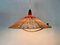 Mid-Century Teak and Cord Pendant Lamp attributed to Temde, 1960s, Image 12