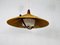 Lámpara colgante Mid-Century de teca y cordón atribuida a Temde, años 60, Imagen 3