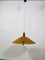 Mid-Century Teak and Cord Pendant Lamp attributed to Temde, 1960s 10