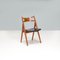 Teak & Black Leather Ch29p Sawbuck Chairs attributed to Hans J. Wegner for Carl Hansen & Søn, 1960s, Set of 4, Image 6