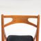 Sedie Sawbuck Ch29p in teak e pelle nera attribuite a Hans J. Wegner per Carl Hansen & Son, anni '60, set di 4, Immagine 10