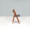 Teak & Black Leather Ch29p Sawbuck Chairs attributed to Hans J. Wegner for Carl Hansen & Søn, 1960s, Set of 4, Image 7