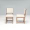 Oak & Leather Musa Dining Chairs attributed to Antonio Citterio for Maxalto, 2010s, Set of 2 3