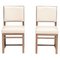 Oak & Leather Musa Dining Chairs attributed to Antonio Citterio for Maxalto, 2010s, Set of 2, Image 1