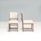 Oak & Leather Musa Dining Chairs attributed to Antonio Citterio for Maxalto, 2010s, Set of 2 2