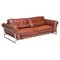 Brown Leather Sofa from Roche Bobois, 2000s, Image 1