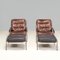 Leather Maggiolina Lounge Chairs & Footstools attributed to Marco Zanuso for Zanotta, Set of 4 2