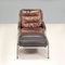 Leather Maggiolina Lounge Chairs & Footstools attributed to Marco Zanuso for Zanotta, Set of 4 5