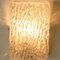 Textured Ice Glass Gold Wall Lights attributed to J. T. Kalmar for Kalmar, 1970s, Set of 2 13