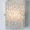 Textured Ice Glass Gold Wall Lights attributed to J. T. Kalmar for Kalmar, 1970s, Set of 2, Image 8