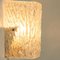 Textured Ice Glass Gold Wall Lights attributed to J. T. Kalmar for Kalmar, 1970s, Set of 2 7