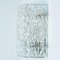Textured Wave Glass Wall Light attributed to Kaiser Leuchten, 1970s 9