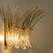 Small Palmette Gold Brass Structured Wall Light attributed to J. T. Kalmar for Kalmar, 1960s 9