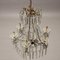 Vintage Chandelier in Glass & Metal 8