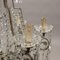 Vintage Chandelier in Glass & Metal 3