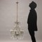 Vintage Chandelier in Glass & Metal 2