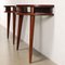 Console Table in Mahogany Veneer, Italy, 1950s 7